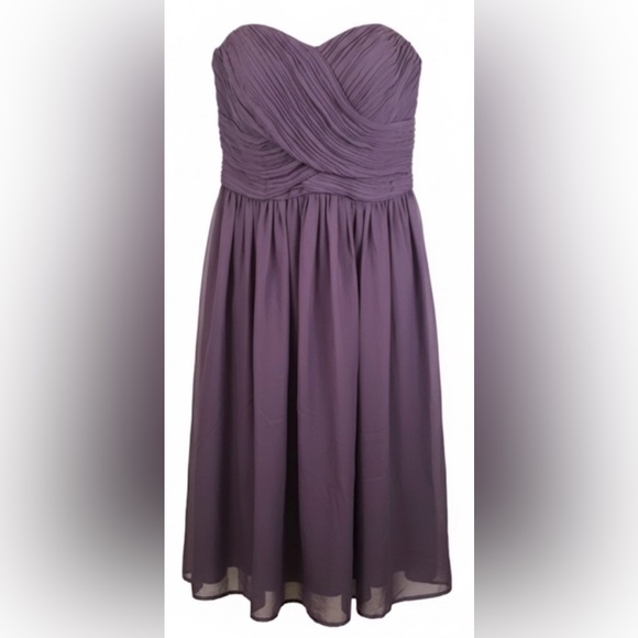 Tevolio Dresses & Skirts - 💜🤍 Tevolio Deep Purple Dress 🤍💜